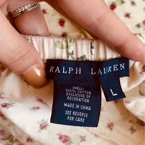 Ralph Lauren Floral Pajama Pants Size Large